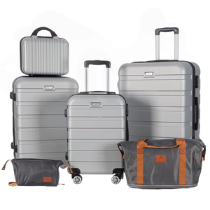 Valises en matériau ABS de qualité supérieure, imperméables, ensembles de <span class=keywords><strong>bagages</strong></span> <span class=keywords><strong>à</strong></span> roulettes pour voyages d'affaires, valises <span class=keywords><strong>à</strong></span> <span class=keywords><strong>main</strong></span> - Product Image 3