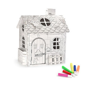 Juguete de Pintura con Rotuladores de Papel para Niños Mayores de 3 Años, Diseño de Casa de Campo, Dibujo, Rompecabezas 3D - Product Image 2
