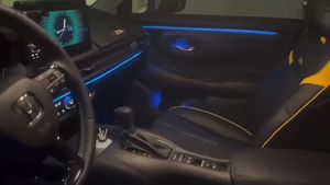 Pour <span class=keywords><strong>Honda</strong></span> 2022-2024 <span class=keywords><strong>ZRV</strong></span>/Chi en HR-V RVB 64 Couleur LED Intérieur Lumière Ambiante Universel Smart Energy Saving Light Kit. - Product Image 6