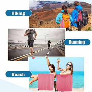 Toalla de Microfibra Personalizada con Logotipo, Portátil, de Secado Rápido, para Camping, Viajes, Ciclismo, con Bolsa de Malla para Almacenamiento - Product Image 5