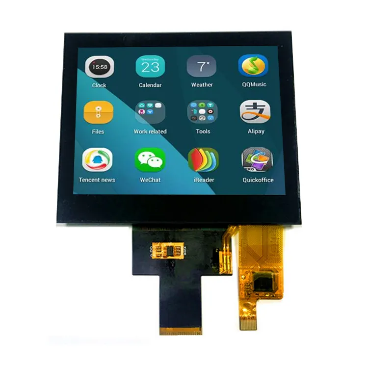 4 inch lcd square tft lcd display 480*480 capacitive touch panel lcd