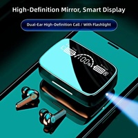 Earbud Nirkabel M19 Tahan Air Headphone Gaming Bass Earplug 5.1 Tws Headset Auriculares BT M19