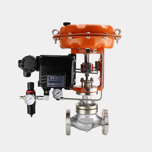 Vanne de régulation pneumatique à diaphragme à position unique en acier inoxydable/acier moulé pour fluides aqueux - ZJHP-16P DN20/50/80 - Product Image 2