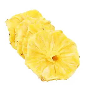 Doğal kurutulmuş meyve kurutulmuş ananas dilimleri toptan