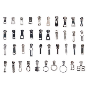 Zinc Alloy Zipper Sliders Sizes 3 5 8 10 Metal Pull Tabs Hardware Accessories Durable Plated Finish - Product Image 1