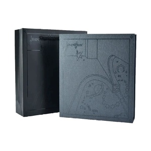 Luxury <b>Silver</b> Foil Shirt <b>Box</b> Custom Tuxedo Gift Packaging with Rigid Top and Bottom Lid - Product Image 2