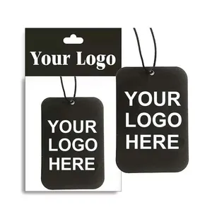 Ikeda Custom Logo Gepersonaliseerde Auto Luchtverfrisser Papier Auto Geur Luchtverfrisser