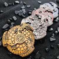 LuxeRoll – Jeu de dés mécaniques vintage rotatifs 7-en-1 en métal pour D&D et jeux de table