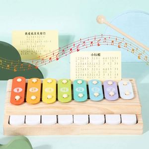Jouets musicaux en bois naturel pour enfants, clavier en bois, jouet musical, piano pour bébé, xylophone - Product Image 5
