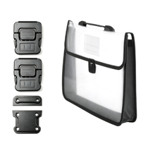 Boucles à pression rapides en plastique pour organiseur de documents extensible, sac de documents, porte-documents, sac à main