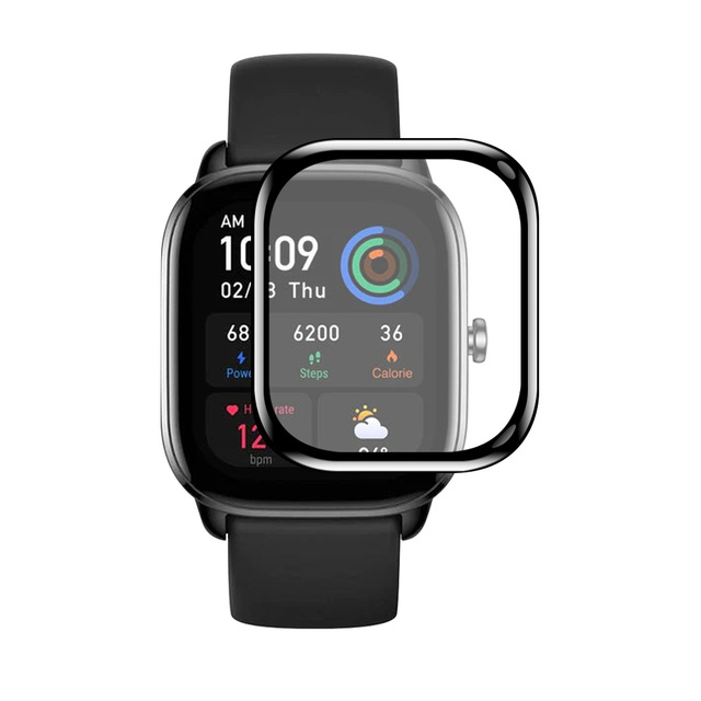 Full Cover HD Screen Protector PMMA+PC Material for Amazfit GTS 4 Mini Clear 3D Curved Protective Film