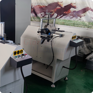 เครื่องเลื่อยตัดวีอัตโนมัติสำหรับทำหน้าต่างและประตูพีวีซี ยูพีวีซี พร้อมโครงโปรไฟล์วี - Product Image 2