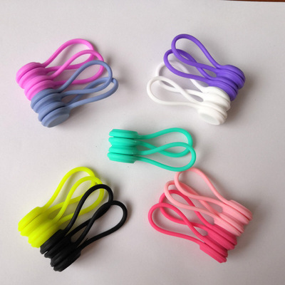 New Arrival Unique Gadgets Strong Magnetic Silicone Twist Ties for Cable Management/Organization, Hanging & Holding Stuff