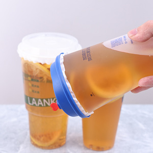 Disposable Milk Tea Cup Seal Liner 98mm Diameter Leak Proof Pure Wood Pulp For Beverages Cups - Product Image 3