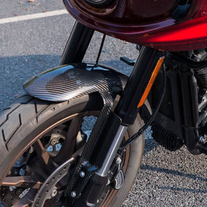 Front Fender sợi <span class=keywords><strong>carbon</strong></span> 3K twill cho Tàu Tuần Dương thấp Rider S thấp Rider ST Softail tiêu chuẩn 2024-<span class=keywords><strong>2025</strong></span> - Product Image 2