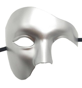 <span class=keywords><strong>Pas</strong></span> <span class=keywords><strong>cher</strong></span> Halloween Cosplay Prom Opéra Fantôme Mascarade Demi Visage Fête Masque Hommes Masque Vénitien Mardi Gras - Product Image 2