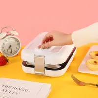 Tấm Đa Năng Không Khói Có Thể Tháo Rời Tấm Sandwich Bubble Waffle Maker