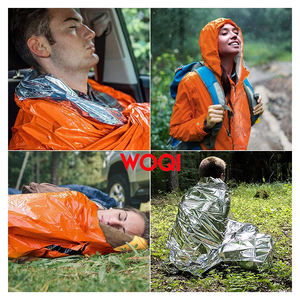 WOQI acil uyku tulumu pelerin hayat kurtarıcı uyku tulumu, acil yağmurluk - Product Image 6