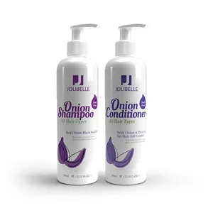 Oem Custom Natuurlijke Plant Haargroei Shampoo Haar Verdikking Zwart Zaad Ui Anti Haaruitval Shampoo En Conditioner