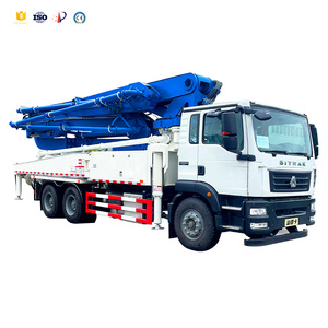 Bomba de Concreto Montada en Camión con Motor Diésel de Alta Eficiencia y Fábrica de Prefabricados - Product Image 2