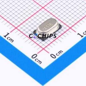 24.576M 10PF 20PPM 4P Crystal (Passive) HC-49S-SMD-Mini Crystal Oscillator 24.576MHz 20ppm 10pF 30ppm - Product Image 1