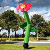 Fleurs artificielles géantes gonflables de la publicité faite sur commande pour des événements épousant avec la danseuse d'air