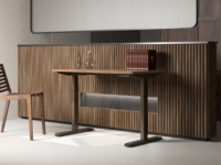 Table de bureau modulaire en promotion, cadre de levage électrique réglable en hauteur, design moderne, bureau de jeu/bureau assis-debout mural en fer