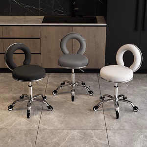 Taburete Elevador Profesional de Metal Zxm para Salón de Belleza, Barbería y Peluquería, Diseño Giratorio Especializado - Product Image 5