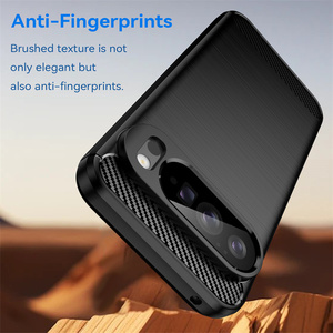 Carbon <strong>Fiber</strong> Texture TPU Mobile Phone Case Protective Cover for <strong>Google</strong> Pixel 10a/10 Pro XL/10 Pro/10/9a/9 - Product Image 3