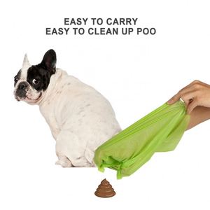 Sacs à déjections canines biodégradables écologiques personnalisés en plastique de haute qualité, très demandés - Product Image 4