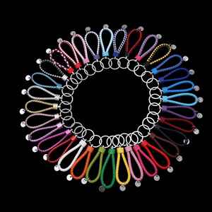 Versatile Leather Keychain Braided Strap Stainless Steel Ring Outdoor Gear Birthday Gifts Favor Valentine's Day Wedding Gifts - Product Image 6