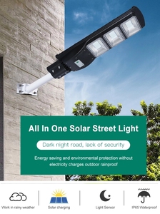 ไฟถนนโซลาร์เซลล์ LED สำหรับภายนอกอาคาร 30W 60W 90W 120W พร้อมแผงโมโนซิลิคอน ตัวเรือน ABS มาตรฐาน IP65 สำหรับใช้งานบนถนน - Product Image 5