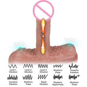 Vibrador con Control Remoto Inalámbrico, <span class=keywords><strong>Dildo</strong></span> Vibrador de Silicona Suave Realista con Movimiento de Empuje, 14.5cm, <span class=keywords><strong>Insertable</strong></span> para Mujeres y Hombres - Product Image 2