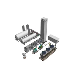 Mesin Pemisah Nitrogen Tanaman Produksi Oksigen Cair Tanaman Pemisahan Udara Kriogenik