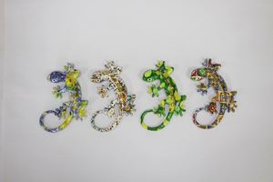 Best-Selling Lizard Resin <b>Crafts</b> Fridge Magnets in Various Colors for Decorative Display - Product Image 3