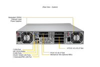 Supermicro AS -4124GO-NART Serveur Gpu Nvi Dia Ai A100 8 monté en rack 4u avec plusieurs Gpu