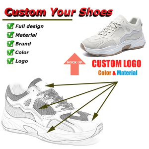 Zapatos de diseño para mujer, zapatillas gruesas Vintage personalizadas de lujo, zapatillas de correr informales cómodas de suela gruesa de malla de cuero transpirable - Product Image 2