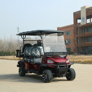 Jiangge 48v 6 인용 고속 스틸 전기 골프 카트 5kw 모터 리프터 포함 - Product Image 2