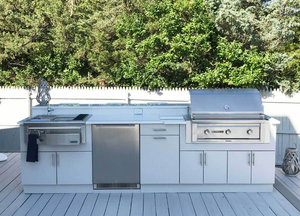 BAINENG Fornitore all'Ingrosso OEM ODM Set Completo di Mobili da Cucina per Esterni in Acciaio Inox con <span class=keywords><strong>Isola</strong></span> BBQ - Product Image 2