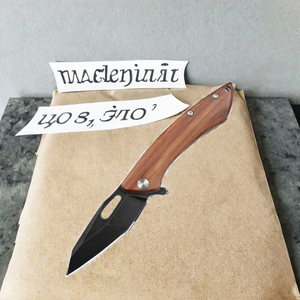 Navaja Plegable al por Mayor con Logotipo Personalizado, Multifuncional, para Supervivencia al Aire Libre, Camping, con Hoja de Acero Inoxidable G10 y Punta de Gota - Product Image 3