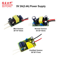 Alimentation électrique simple AC-DC 5V 2A, entrée 220V/110V/240V, carte nue, mini 50/60Hz, haute efficacité, éclairage LED intelligent pour la maison, 09