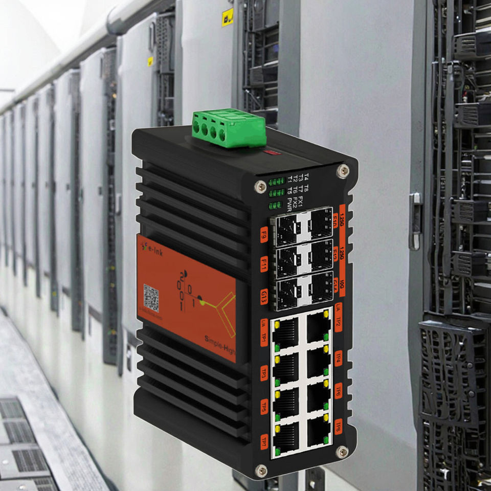 Industrial L2+ 8-Port 10/100/1000T + 4-Port 1G SFP + 2-Port 10G SFP+ Managed Ethernet Switch