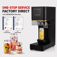 Machine de scellage automatique de canettes à écran tactile, modèle de bureau 3S, pour scellage rapide des canettes de thé aux bulles, des canettes en PET et des canettes en aluminium