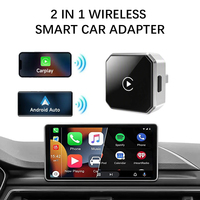 Adaptateur CarPlay sans fil 2-en-1 pour voiture avec connexion rapide BT 5.4 et trous de dissipation thermique