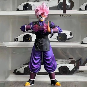 Figuras de Acción de Anime en PVC para Decoración de Escritorio, Goku Super Saiyan GK Rojo Melocotón, Figura de Regalo - Product Image 2