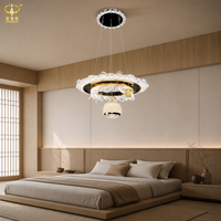 Lustre en cristal, luminaire LED, usine d'éclairage de Guzhen, usine d'éclairage de Zhongshan, Chine