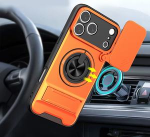 Funda para Teléfono con Ventana Deslizante para iPhone 13 Pro Max 14 15 Plus, Soporte Giratorio de 360 Grados, Funda Antigolpes Compatible con iPhone 11 - Product Image 6