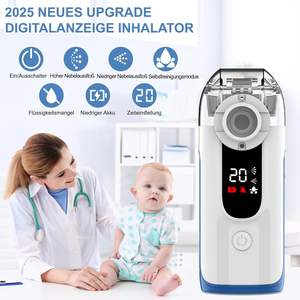 Nebulizadores Digitales Personalizados Gratuitos, <span class=keywords><strong>Nebulizador</strong></span> Eléctrico Portátil Recargable de Malla para Asma y Tos - Product Image 3