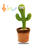 Cute Stuffed Flowerpot Twisting Dance Cactus Doll