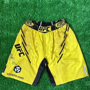 กางเกงขาสั้นออกกำลังกายแห้งเร็วรุ่นใหม่ สำหรับ MMA ยิวยิตสู ซานด้า มวยไทย และมวย กางเกงลำลองสำหรับวิ่งและออกกำลังกายในยิม พร้อมโลโก้ด้านหน้า - Product Image 4